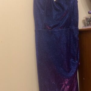 Sparkling Blue and Purple Dress